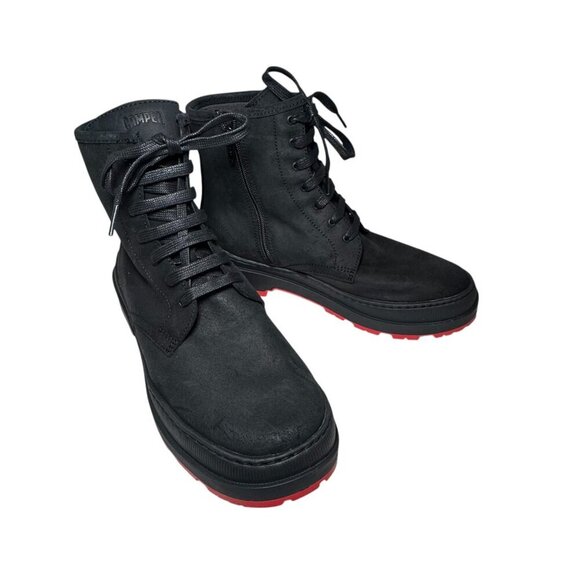 Camper Brutus Trek  Black Boots Red MICHELIN Sole Size 41 Fit mens 9 - 9.5 New - Picture 4 of 8